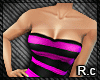 R.c| Pink Stripes Dress