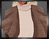 E* Brown Coat & Sweater