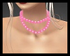 Pearls Necklace Pink