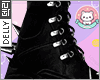 모 - Spike Black Boots