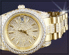 Gold+Big+Diamond Watch