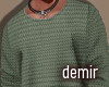 [D] Casual green sweater