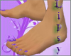 ~L~Dainty feet purple