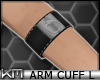 +KM+ PVC Cuff Arm L Blk