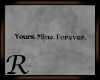 Yours Mine Wall Quote