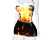 Glowing Flame Dress