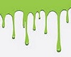 Toxic Green Paint Drip