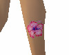 Hibiscus Flower Leg Tat