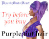 Purple tint hair