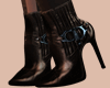 E* Brown Leather Boots