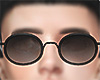 Round Sunglass Black