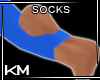 +KM+ Socks 2 Blue