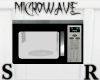 BLACK & SILVER MICROWAVE