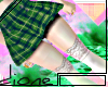 green schoolgirl skirt