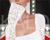 [k] lace shirt -white