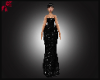 Sequin Koma Black Gown