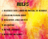 (MG) Rules Poster