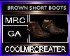 BROWN SHORT BOOTS