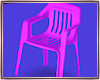 :Pink Plastic Chair: