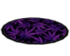 Purple weed Rug