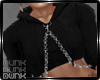 lDl Chained Hoody Black