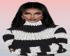 Warm knitted dress