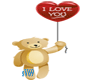Teddy bears with Hearts