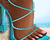🌊BLUE TROPIC HEELS