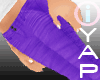 khaki flares purple