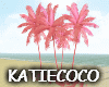 Pink Palm trees kitsch
