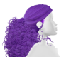 purple curly atala