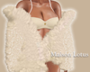 ML. Creme Teddy Coat