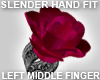 Red Rose Finger Ring