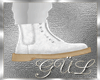 Cleo white boots