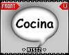 Speech Bubble Cocina BRB