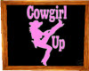 Cowgirl Up Wall Hanging