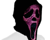 DARK PINK GHOSTFACE MASK