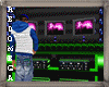 Neon Rave Dj Booth