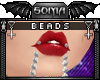`x: Mouth Beads: White