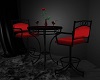 KD BLK/RED TABLE CHAIR