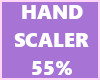Hand Scaler 55% F/M