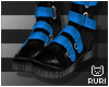 ▶ Blk & Blue Boots