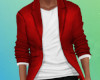 Red Casual Jacket