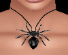 Black Spider Necklace