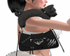 Dog bag black right
