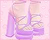 Platform Sandals Lilac