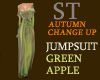 ST AUTUMN JUMPSUIT GREEN