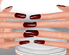 Girls Red Nails