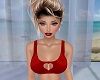 Ruby Red Heart Top-XXL