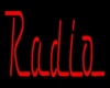 RED RADIO SIGN